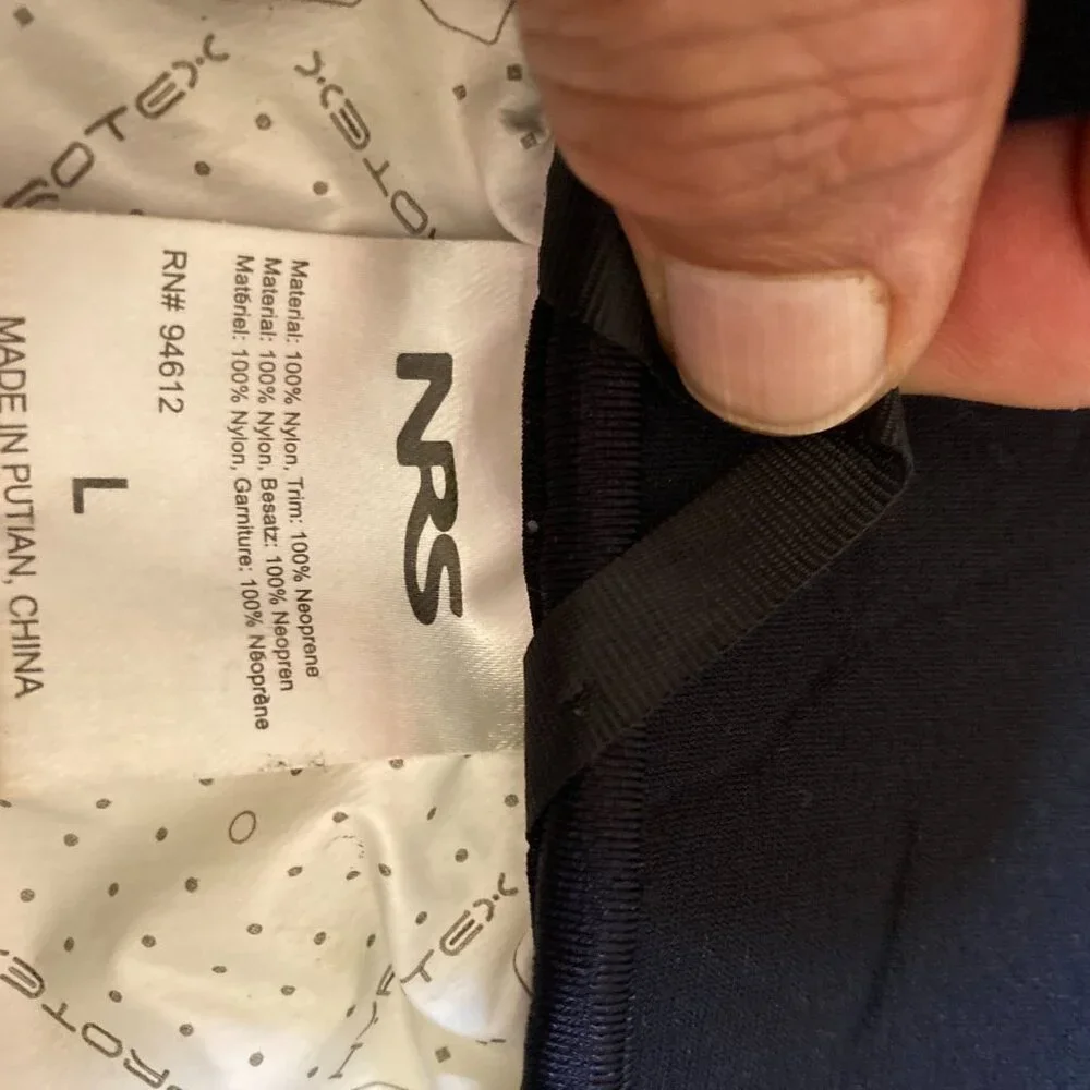NRS Men's Endurance paddle Pants Water Resistant Hyprotex SZ L , NEEDS STITCHES - Picture 11 of 14